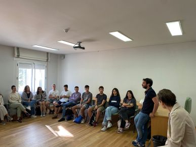 Sesión de coaching vivencial en Cercedilla